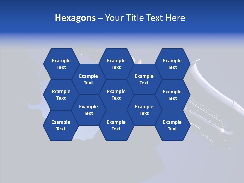 Passion Acoustic Sax PowerPoint Template