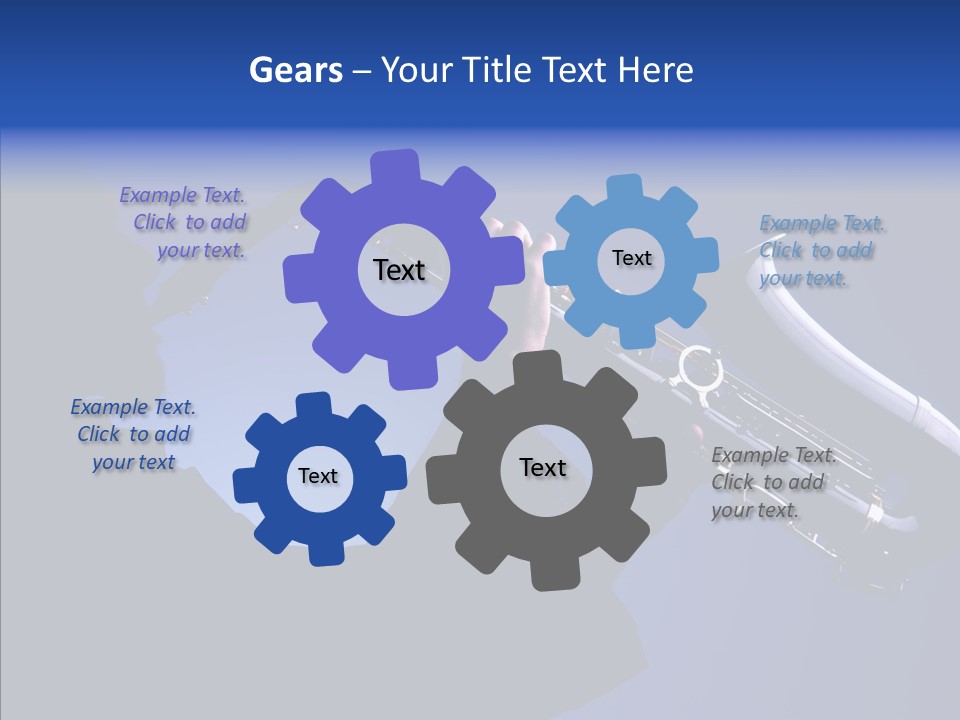 Passion Acoustic Sax PowerPoint Template