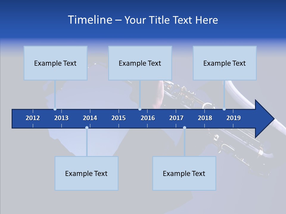 Passion Acoustic Sax PowerPoint Template