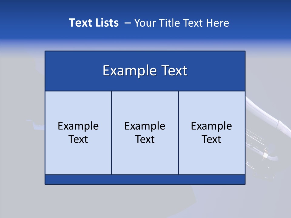 Passion Acoustic Sax PowerPoint Template