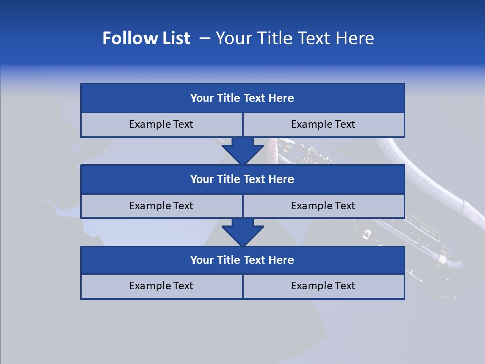 Passion Acoustic Sax PowerPoint Template