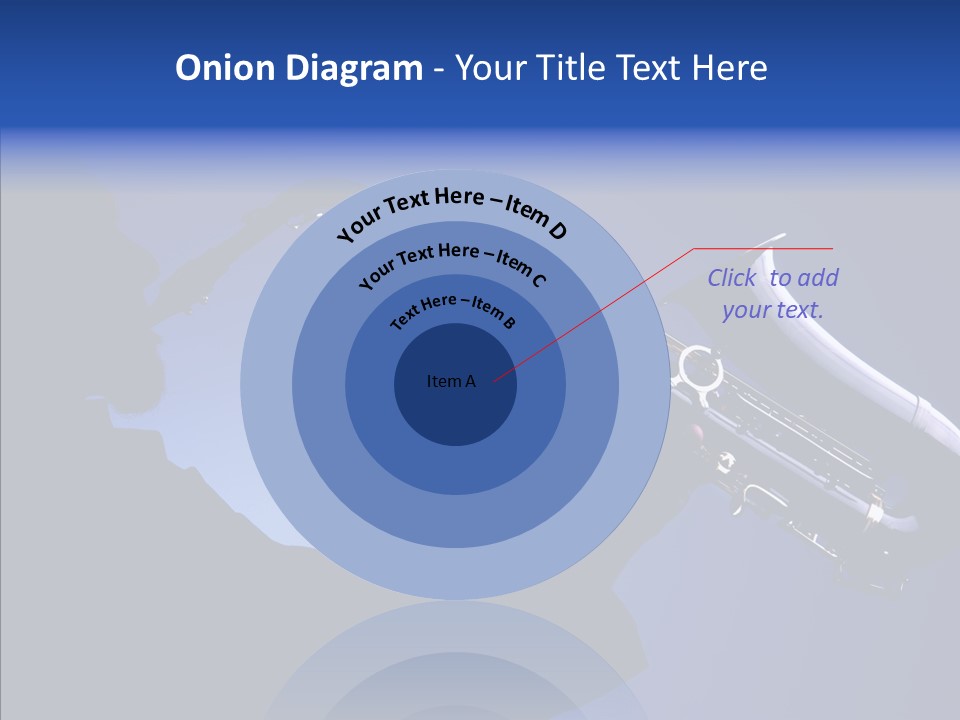 Passion Acoustic Sax PowerPoint Template