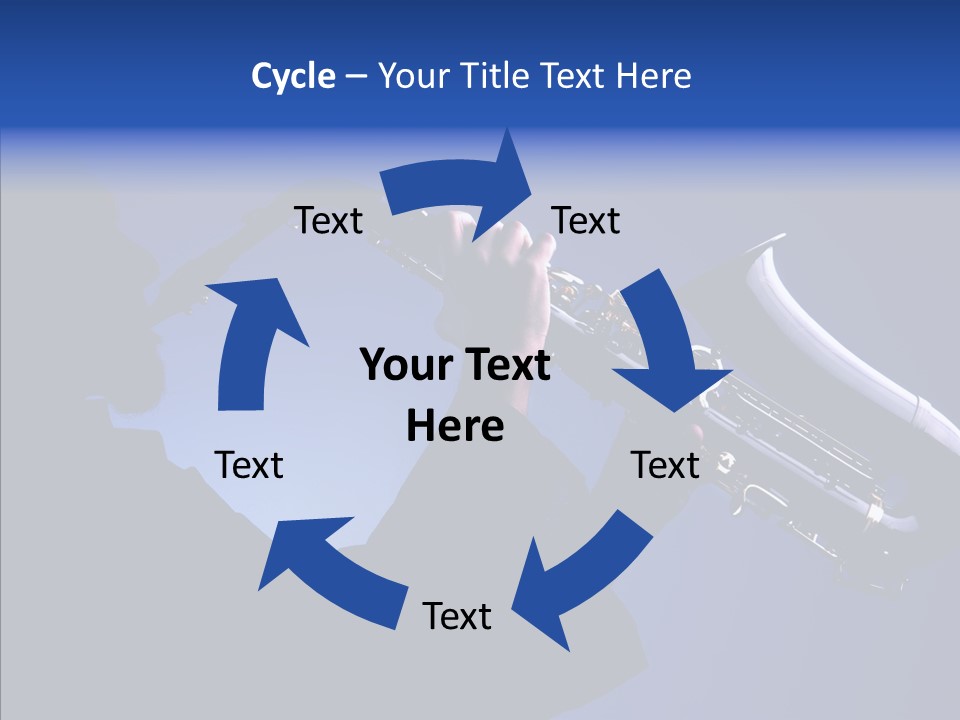 Passion Acoustic Sax PowerPoint Template