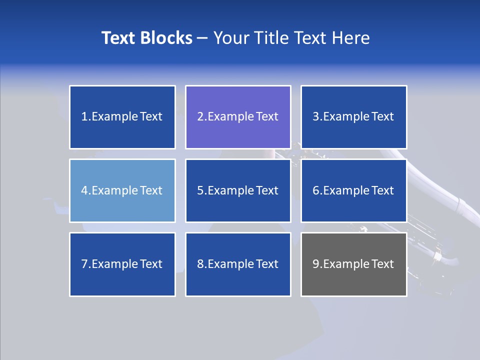 Passion Acoustic Sax PowerPoint Template