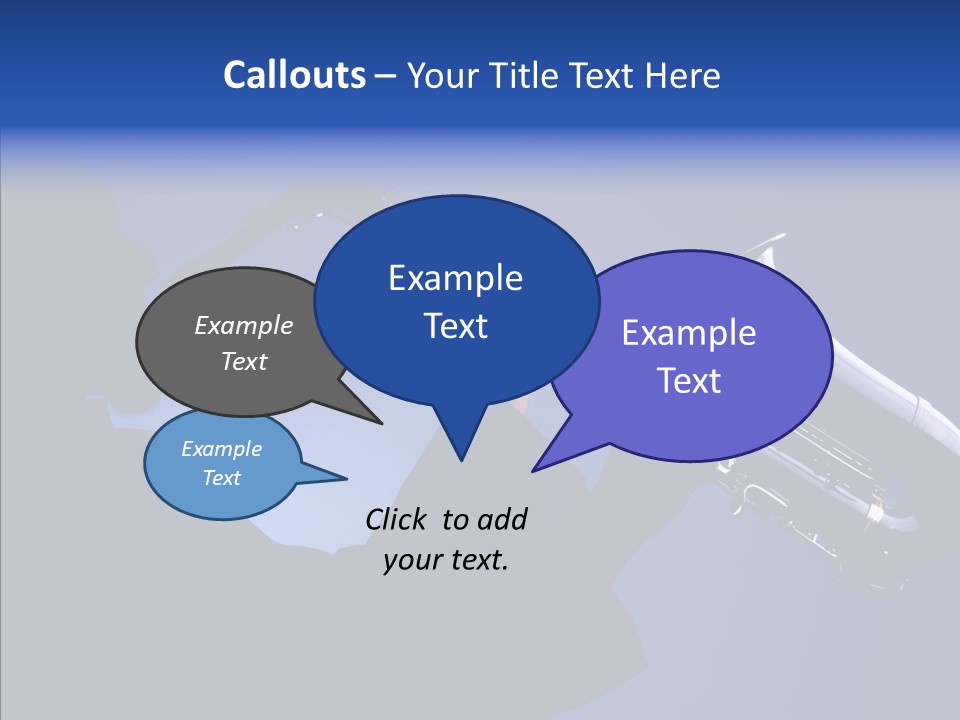 Passion Acoustic Sax PowerPoint Template