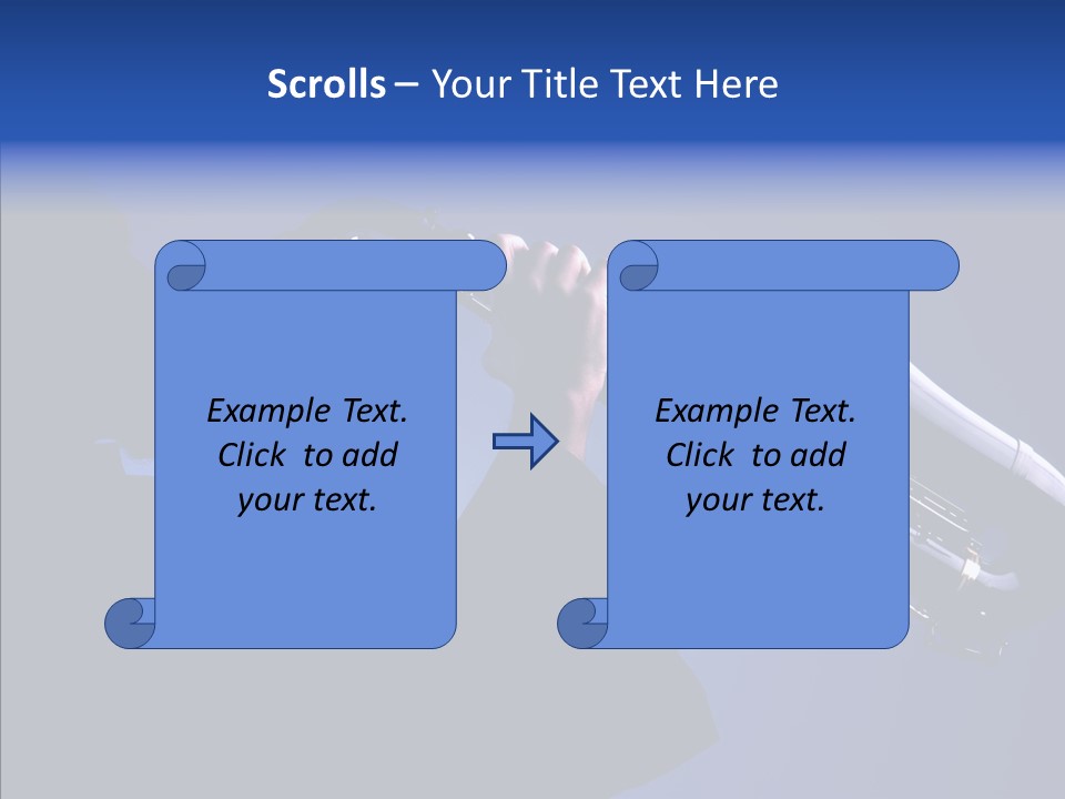 Passion Acoustic Sax PowerPoint Template
