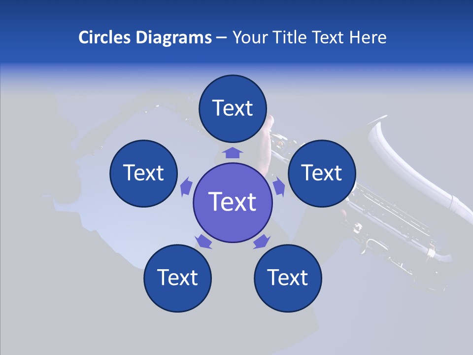 Passion Acoustic Sax PowerPoint Template
