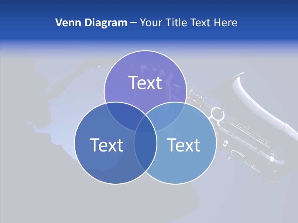 Passion Acoustic Sax PowerPoint Template
