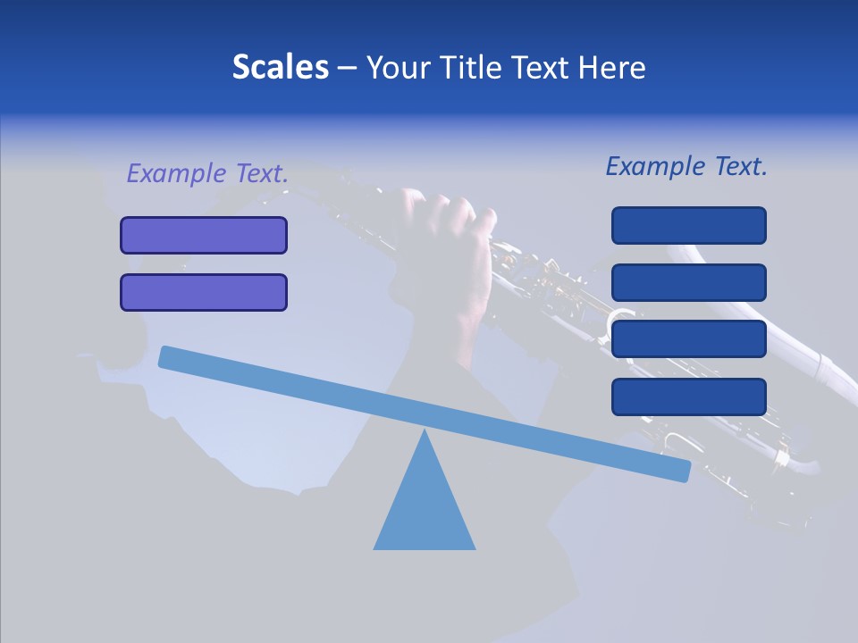 Passion Acoustic Sax PowerPoint Template