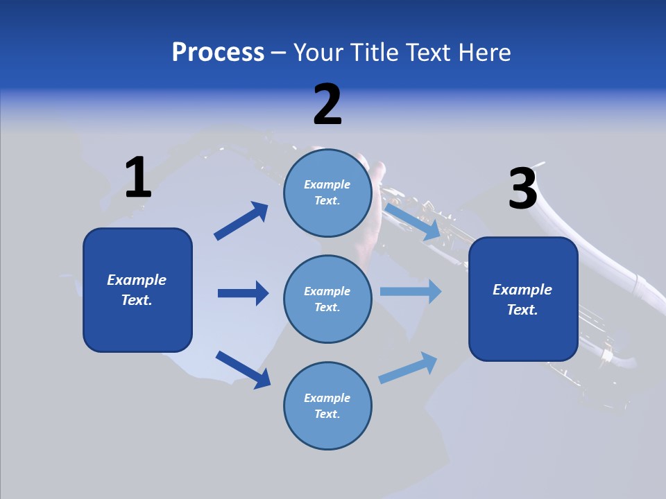 Passion Acoustic Sax PowerPoint Template