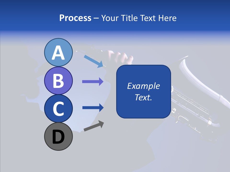 Passion Acoustic Sax PowerPoint Template