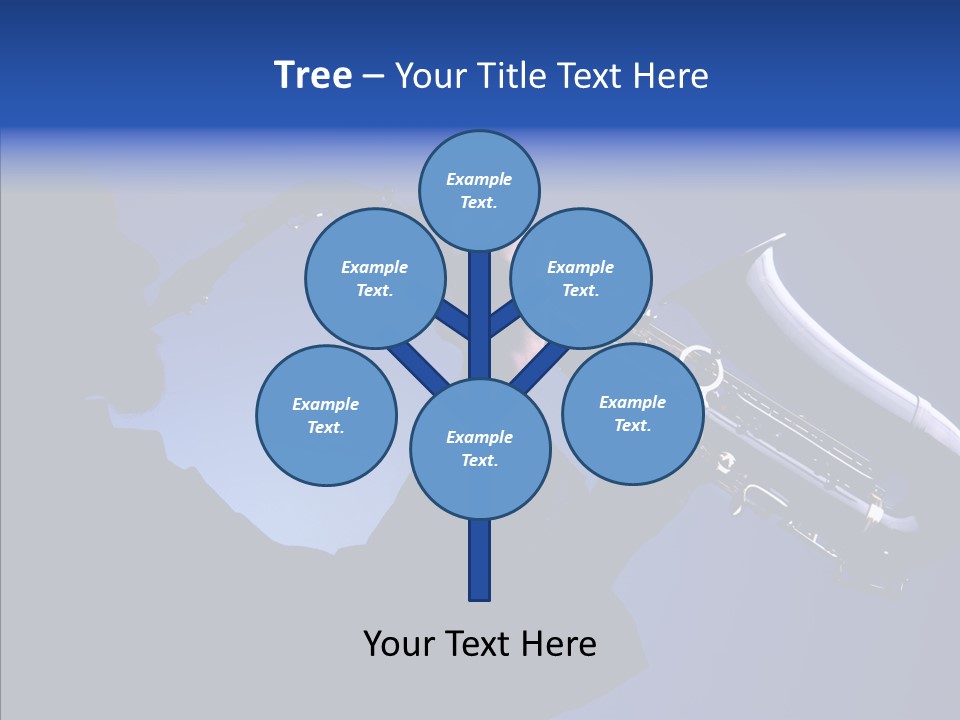 Passion Acoustic Sax PowerPoint Template