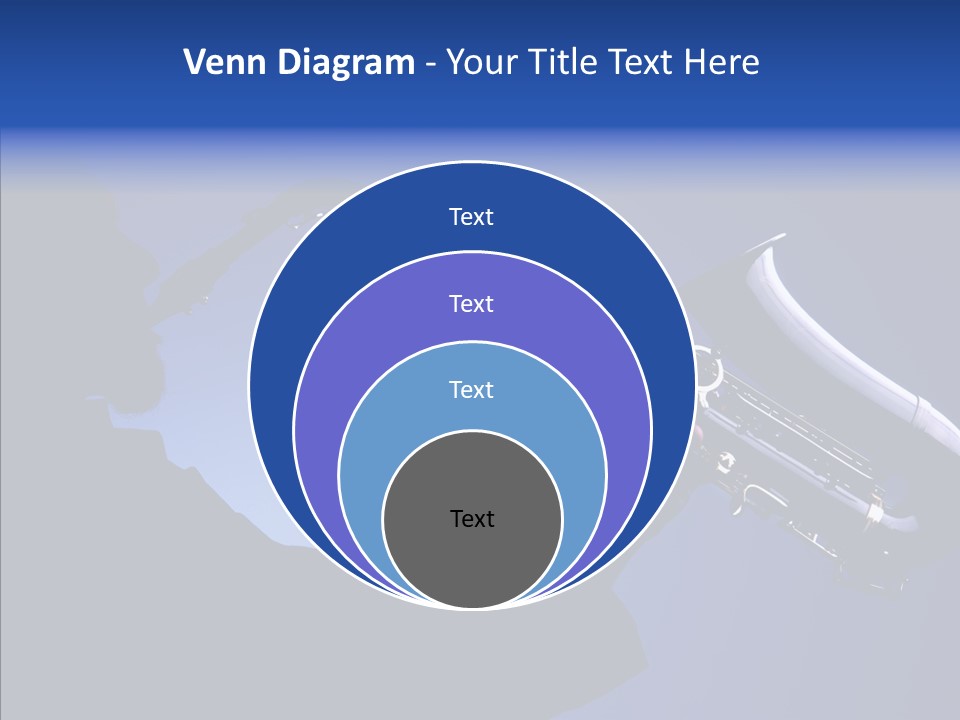 Passion Acoustic Sax PowerPoint Template