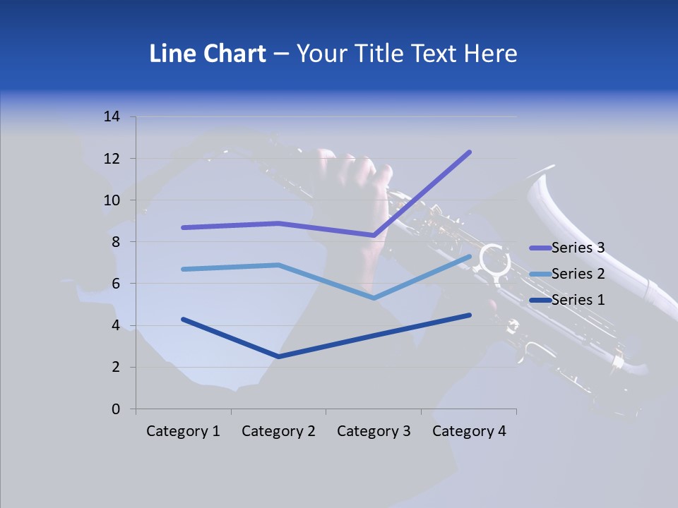 Passion Acoustic Sax PowerPoint Template