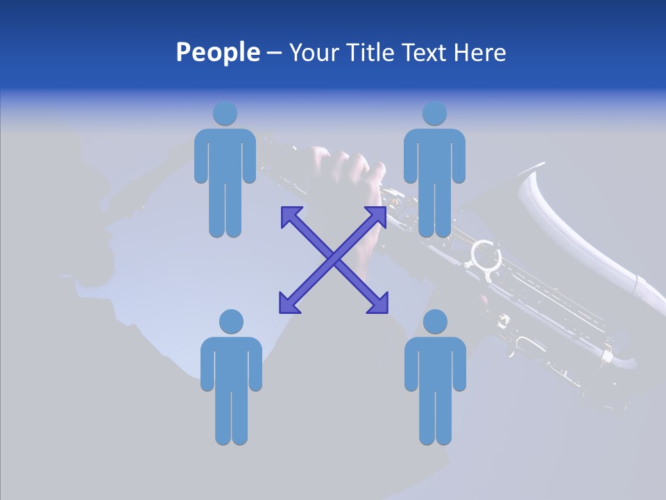 Passion Acoustic Sax PowerPoint Template