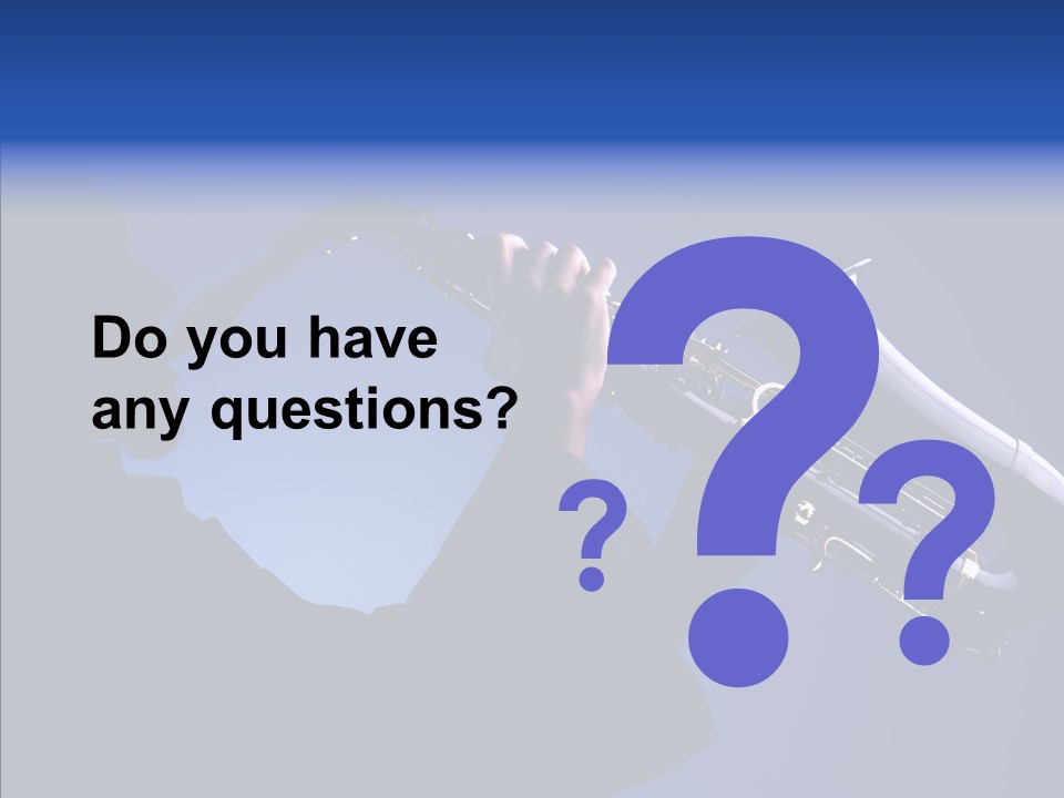 Passion Acoustic Sax PowerPoint Template