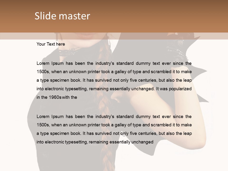 Horns Fine Cosmetics PowerPoint Template