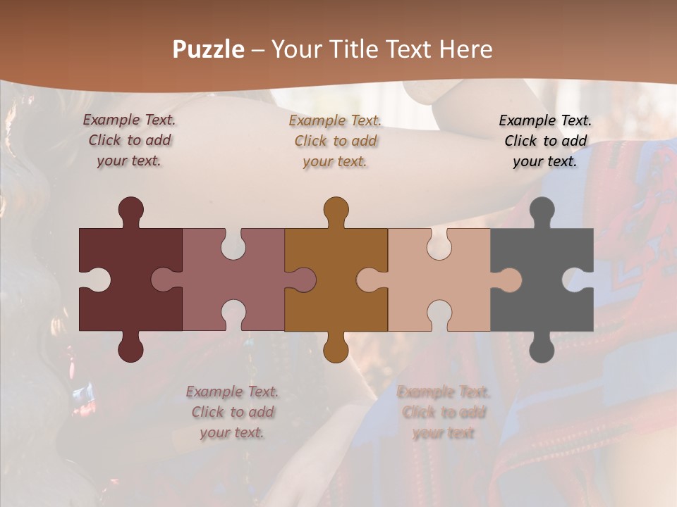 Scarf Dana Teen PowerPoint Template