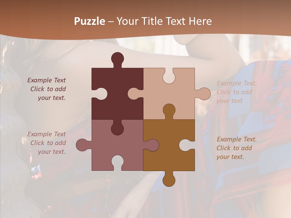 Scarf Dana Teen PowerPoint Template