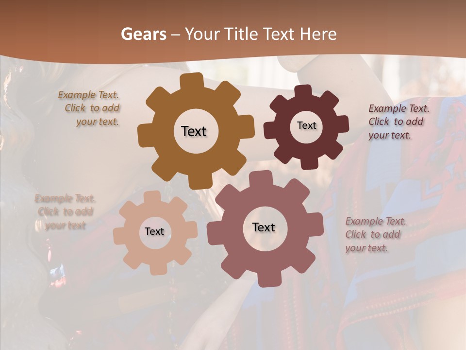 Scarf Dana Teen PowerPoint Template