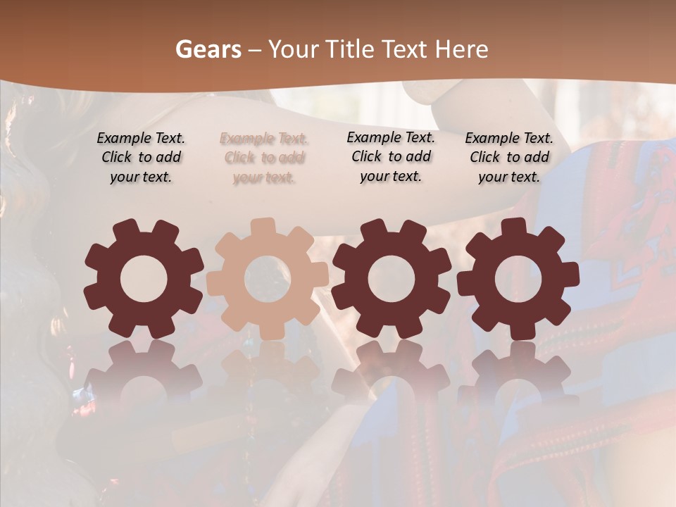 Scarf Dana Teen PowerPoint Template