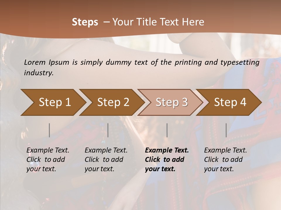 Scarf Dana Teen PowerPoint Template
