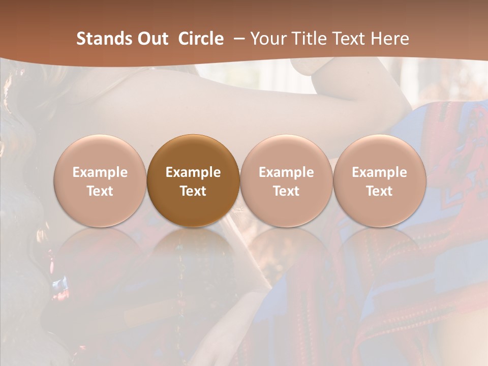 Scarf Dana Teen PowerPoint Template