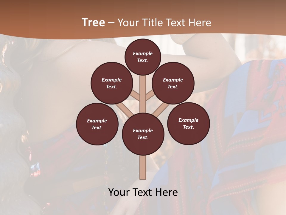 Scarf Dana Teen PowerPoint Template