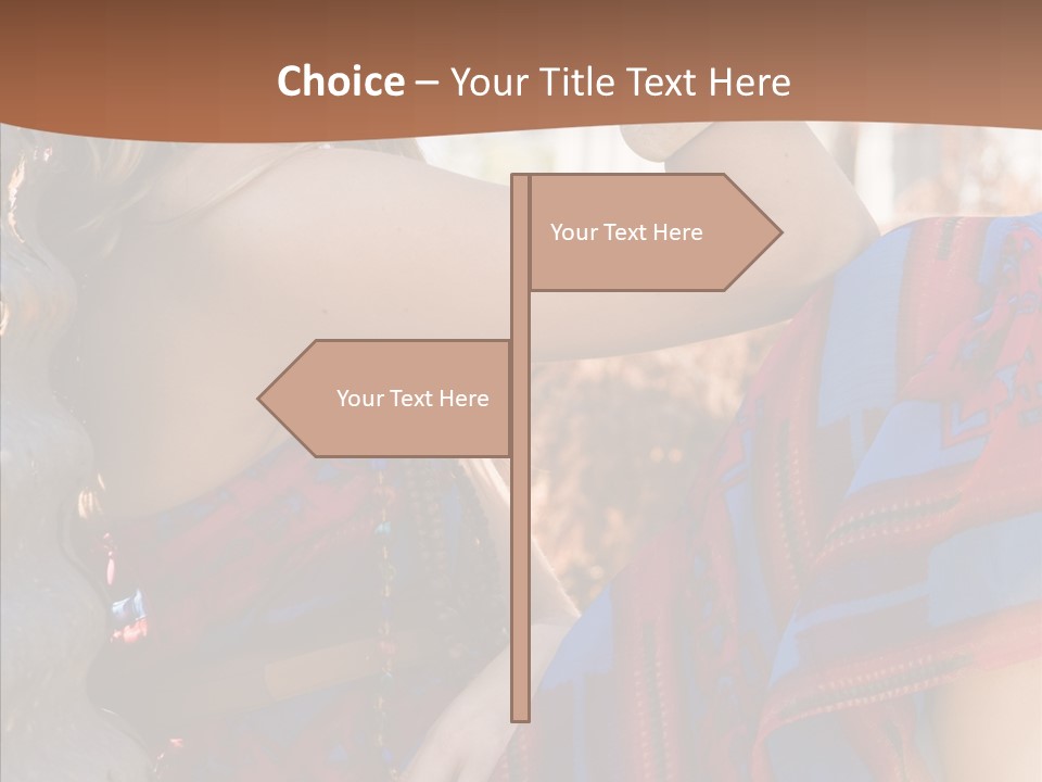 Scarf Dana Teen PowerPoint Template