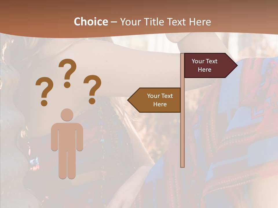 Scarf Dana Teen PowerPoint Template