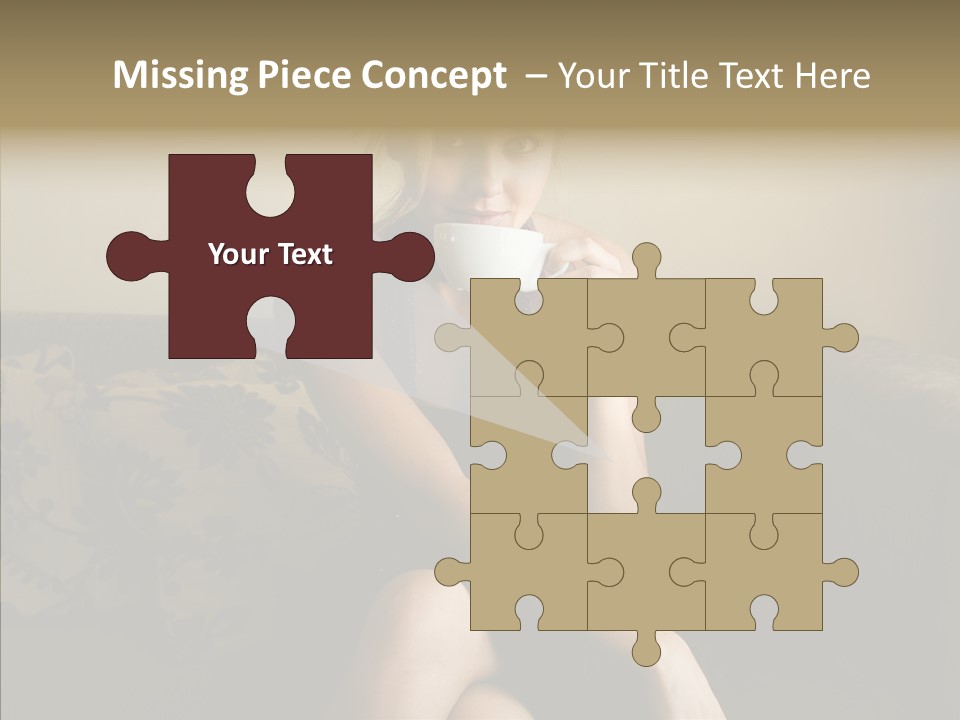 Enjoy Girl Laughing PowerPoint Template