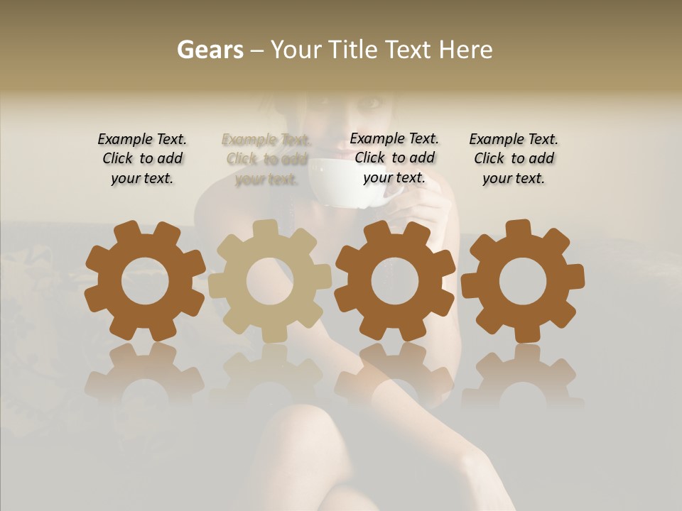 Enjoy Girl Laughing PowerPoint Template