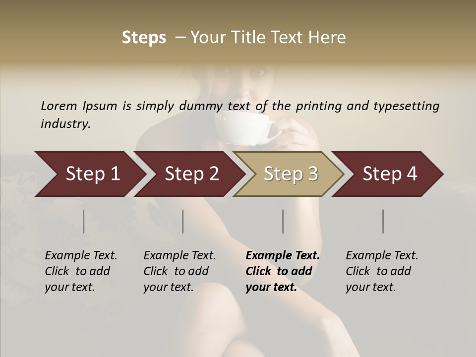 Enjoy Girl Laughing PowerPoint Template