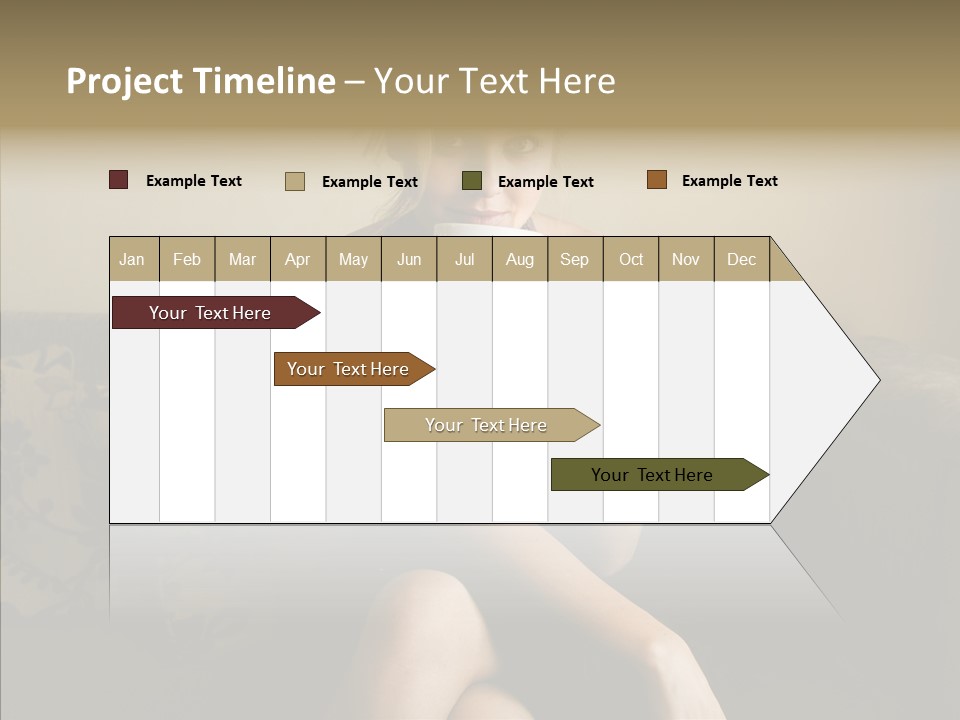 Enjoy Girl Laughing PowerPoint Template