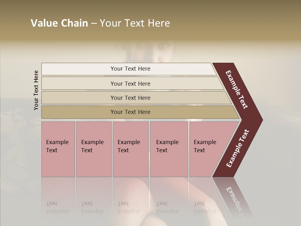 Enjoy Girl Laughing PowerPoint Template