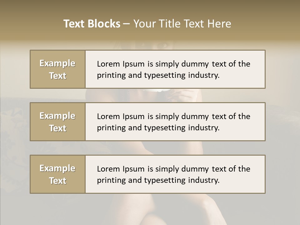 Enjoy Girl Laughing PowerPoint Template