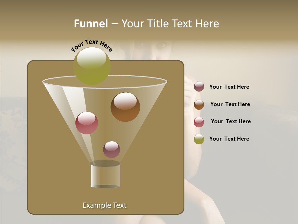 Enjoy Girl Laughing PowerPoint Template