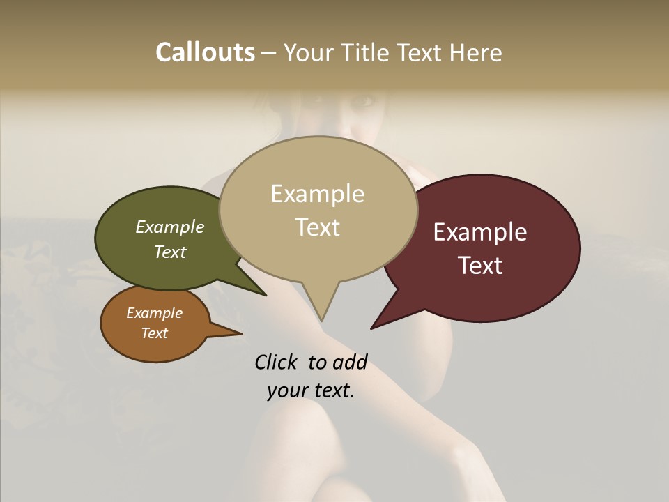 Enjoy Girl Laughing PowerPoint Template