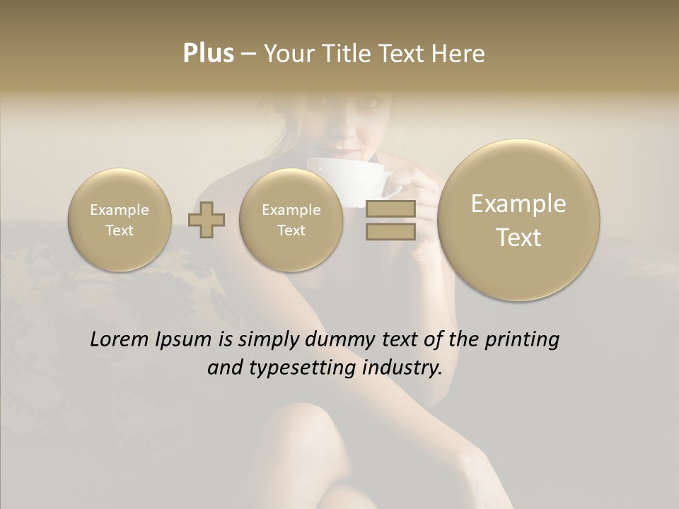 Enjoy Girl Laughing PowerPoint Template