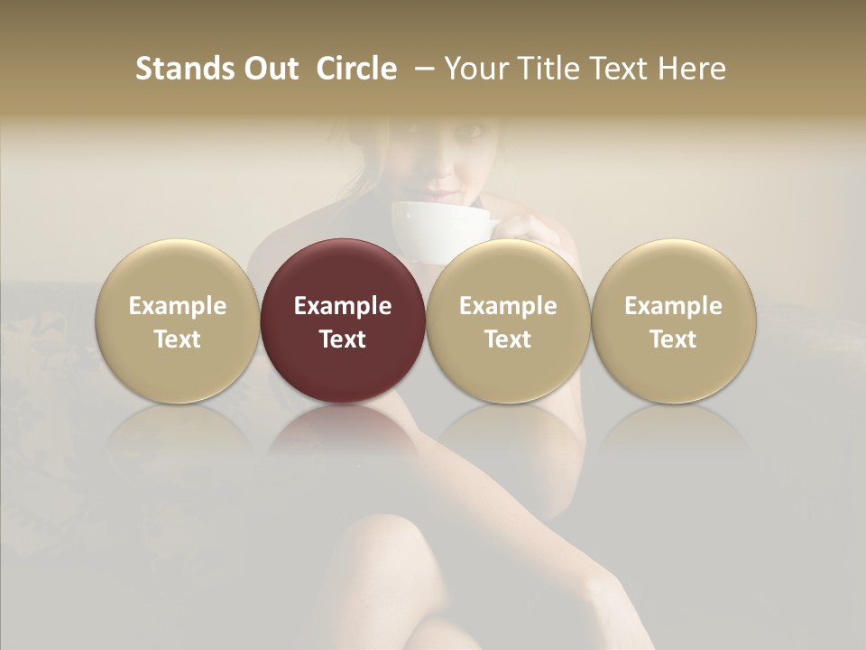 Enjoy Girl Laughing PowerPoint Template