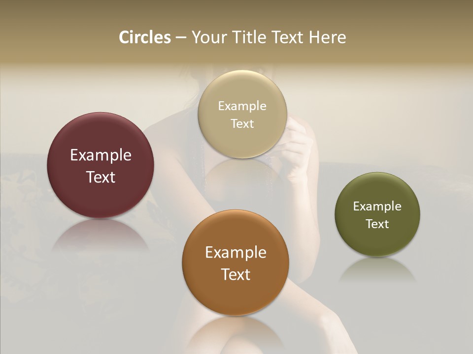 Enjoy Girl Laughing PowerPoint Template