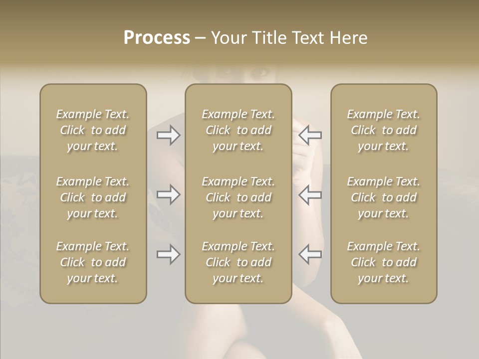 Enjoy Girl Laughing PowerPoint Template