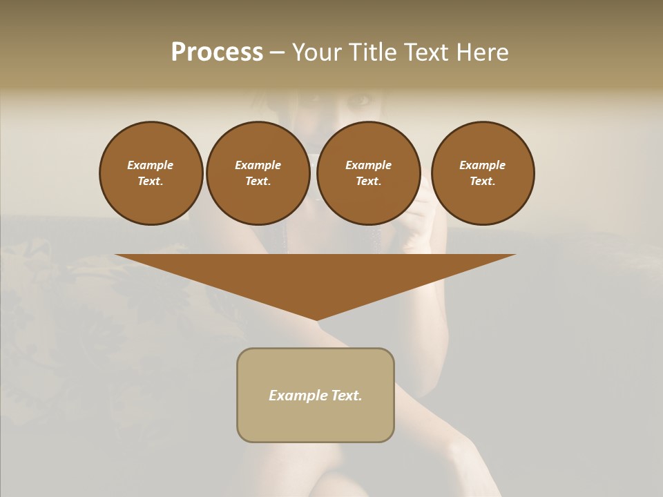 Enjoy Girl Laughing PowerPoint Template