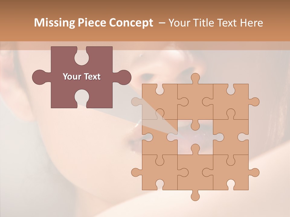 Shoulder Lips People PowerPoint Template