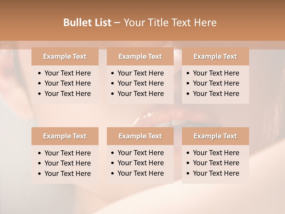 Shoulder Lips People PowerPoint Template