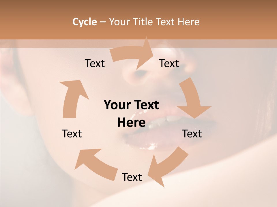 Shoulder Lips People PowerPoint Template