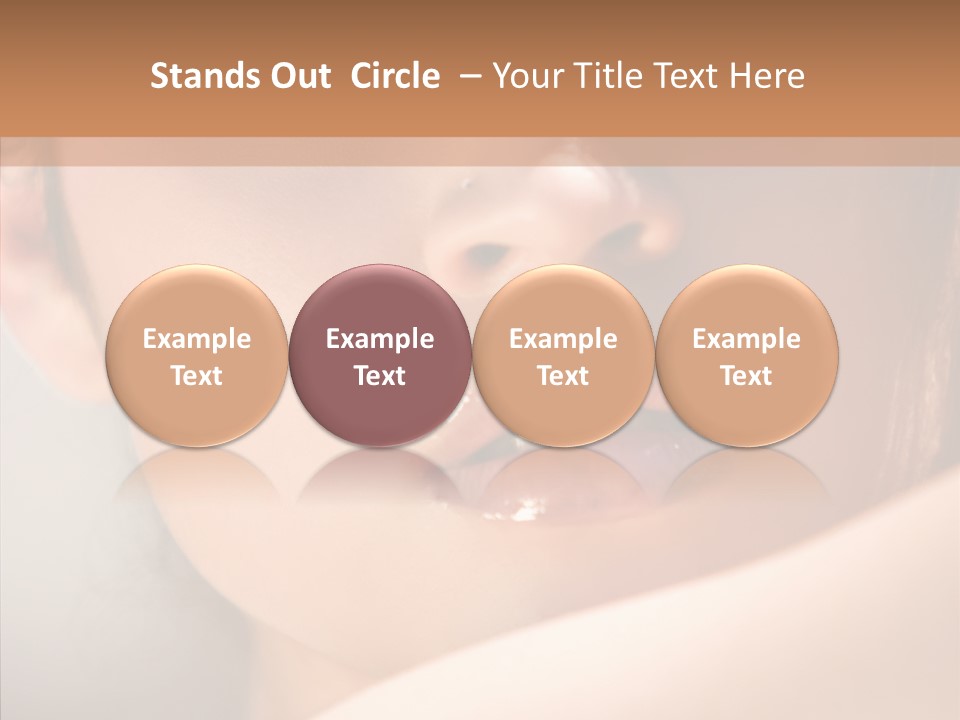 Shoulder Lips People PowerPoint Template