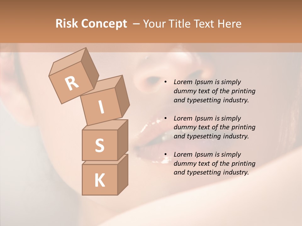 Shoulder Lips People PowerPoint Template