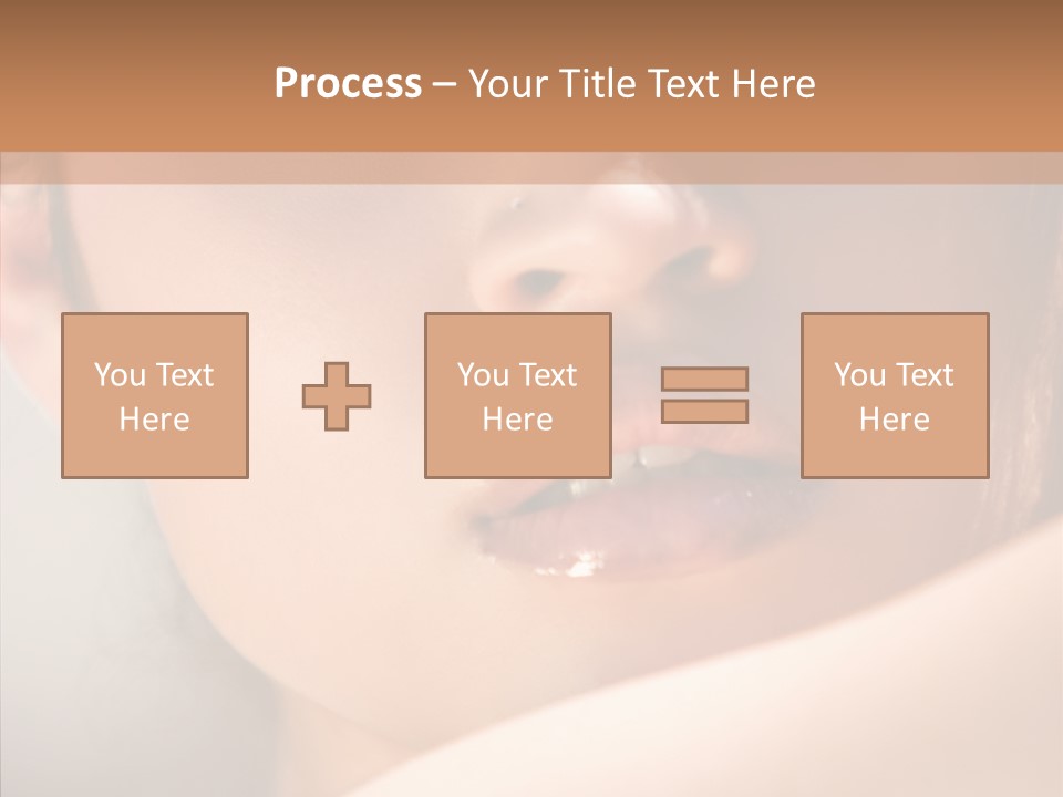 Shoulder Lips People PowerPoint Template