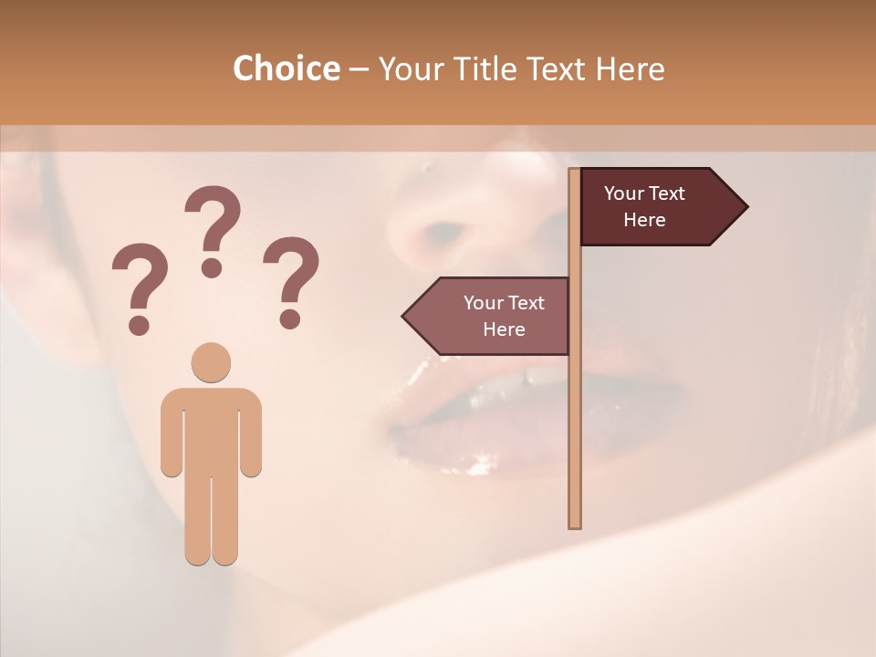 Shoulder Lips People PowerPoint Template